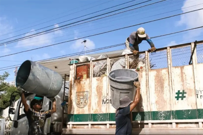 Matamoros cuenta con 36 unidades para dar cumplimiento al servicio de limpieza pública. Foto: Gobierno de Matamoros