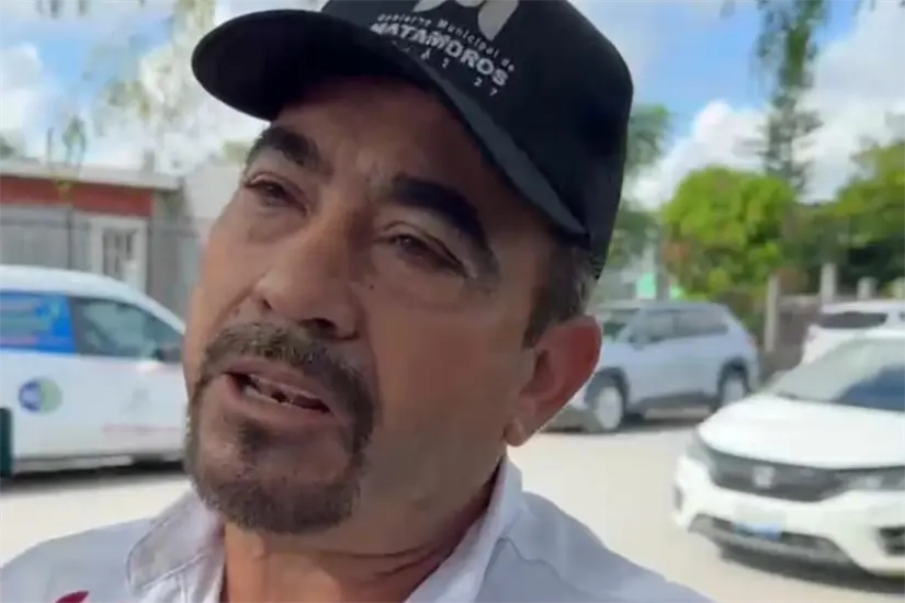 José Ángel Ramos Morales, titular de Limpieza Pública en Matamoros. Foto: Victoria Jiménez