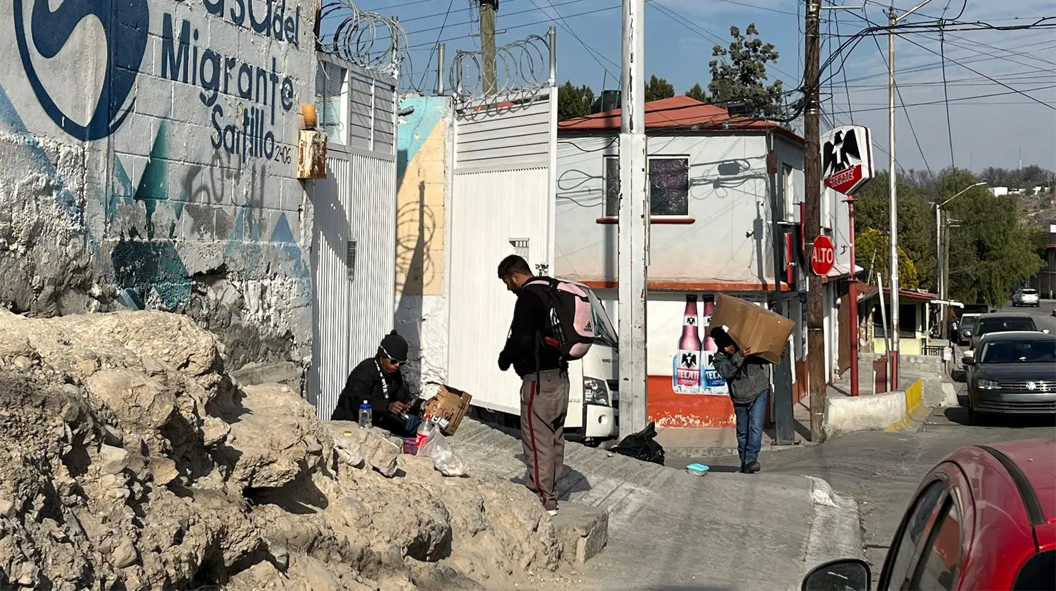 Imágenes de la Casa del Migrante en Saltillo. (Fotografía: Leslie Delgado)