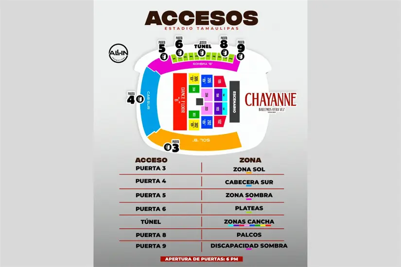 Accesos principales hacia el concierto | Foto: Axel Hassel