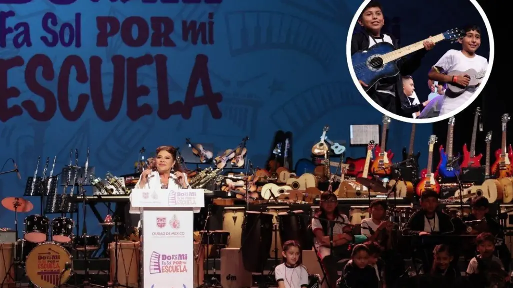 "Do, Re, Mi, Fa, Sol por Mi Escuela": la apuesta de Clara Brugada para transformar la educación