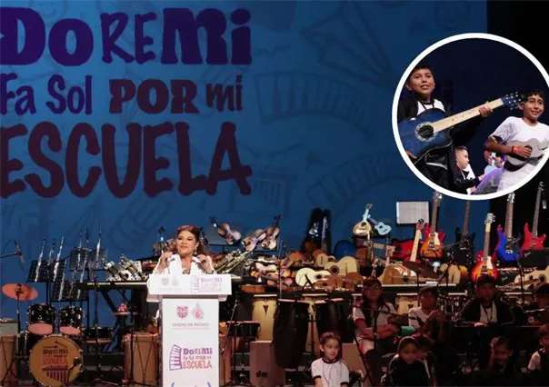"Do, Re, Mi, Fa, Sol por Mi Escuela": la apuesta de Clara Brugada para transformar la educación