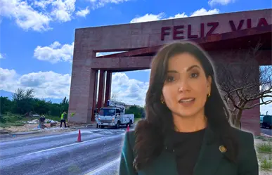 ¿Puerta de entrada con tablaroca? Senadora cuestiona los materiales usados en La Paz
