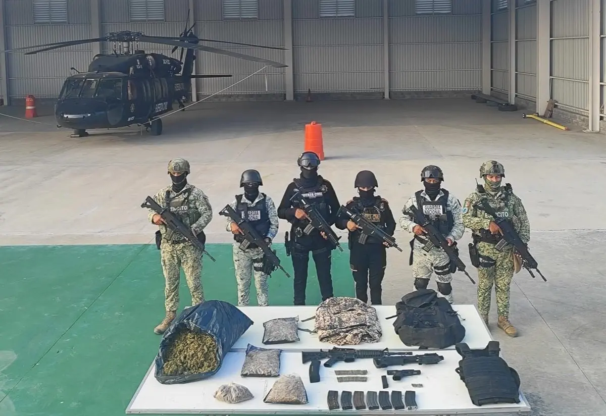 La acción estuvo a cargo de Fuerza Civil, Guardia Nacional y la Defensa. Foto: Fuerza Civil.