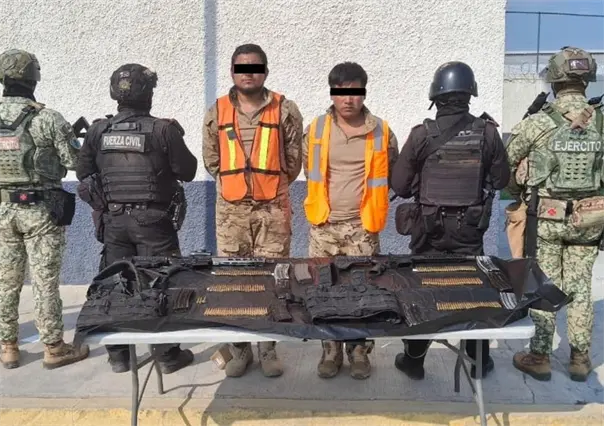 Operativo deja 2 detenidos y equipo táctico asegurado en Dr. Coss, Nuevo León