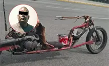 Policías de Guadalupe aseguran motocicleta con piezas alteradas y detienen a conductor