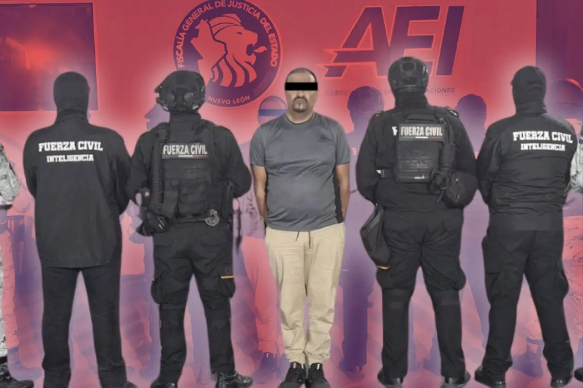 El detenido se identificó como Osvaldo “N”, de 38 años Foto: AEI