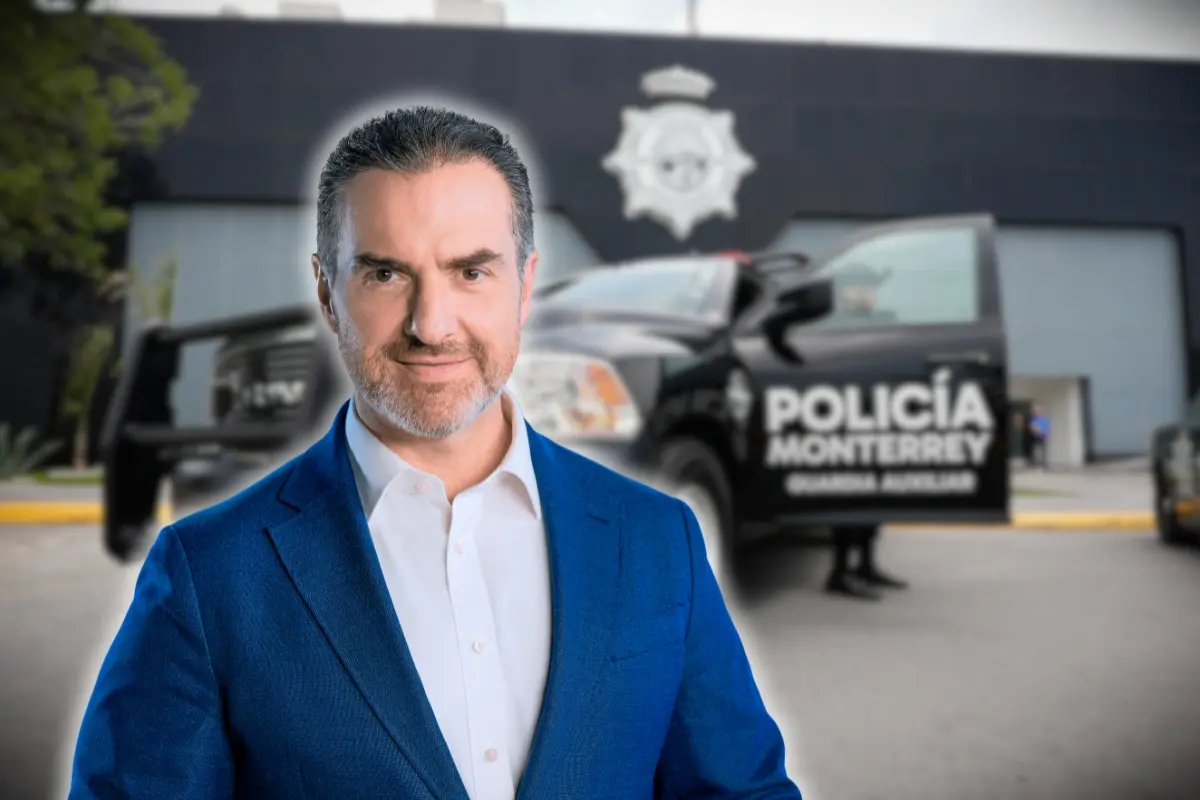 El alcalde de Monterrey, Adrián de la Garza Santos. Foto: Composición Canva