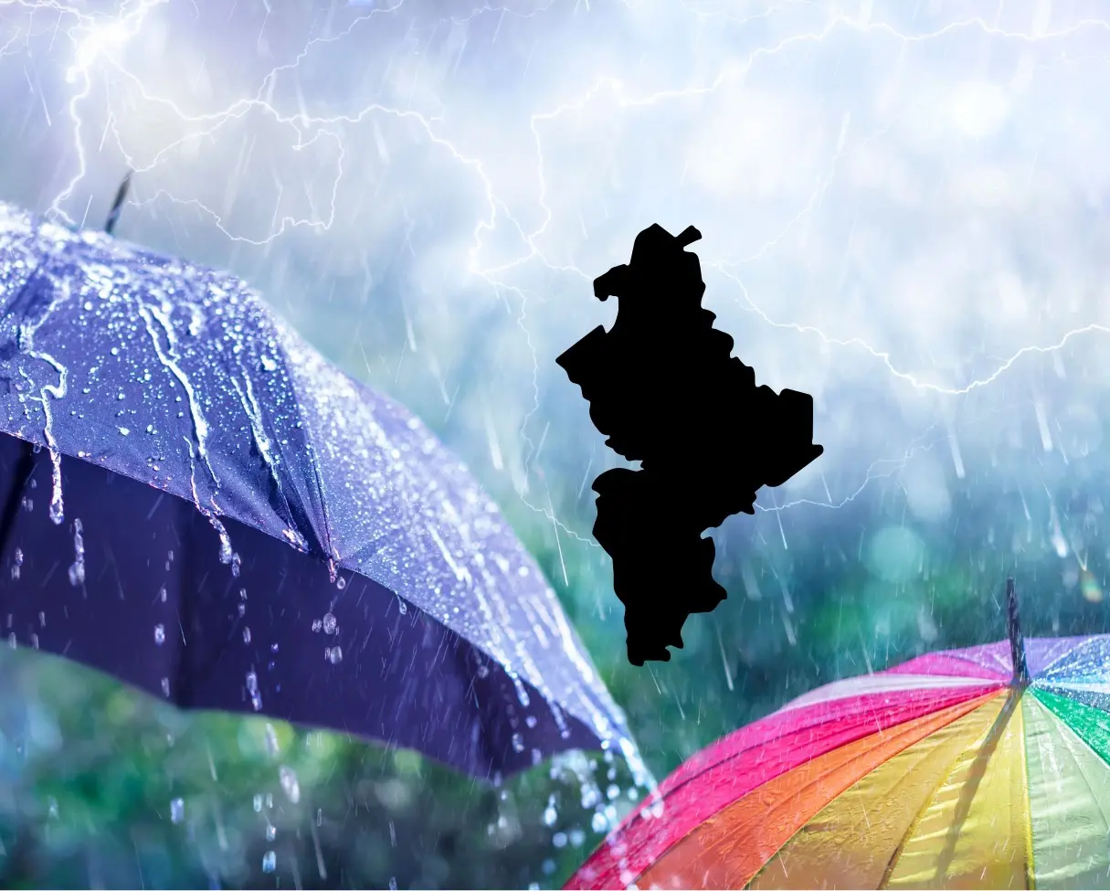 Las lluvias asociadas al frente frío 4 comenzarán en la zona montañosa de Nuevo León durante las primeras horas del día. Foto: Canva.