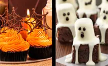 ¿Cómo preparar cupcakes y brownies con temática de Halloween?