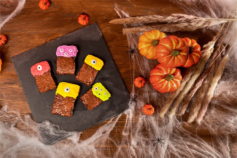Brownies en forma de ataúd, ideal para la noche de brujas | Foto: Betty Crocker 