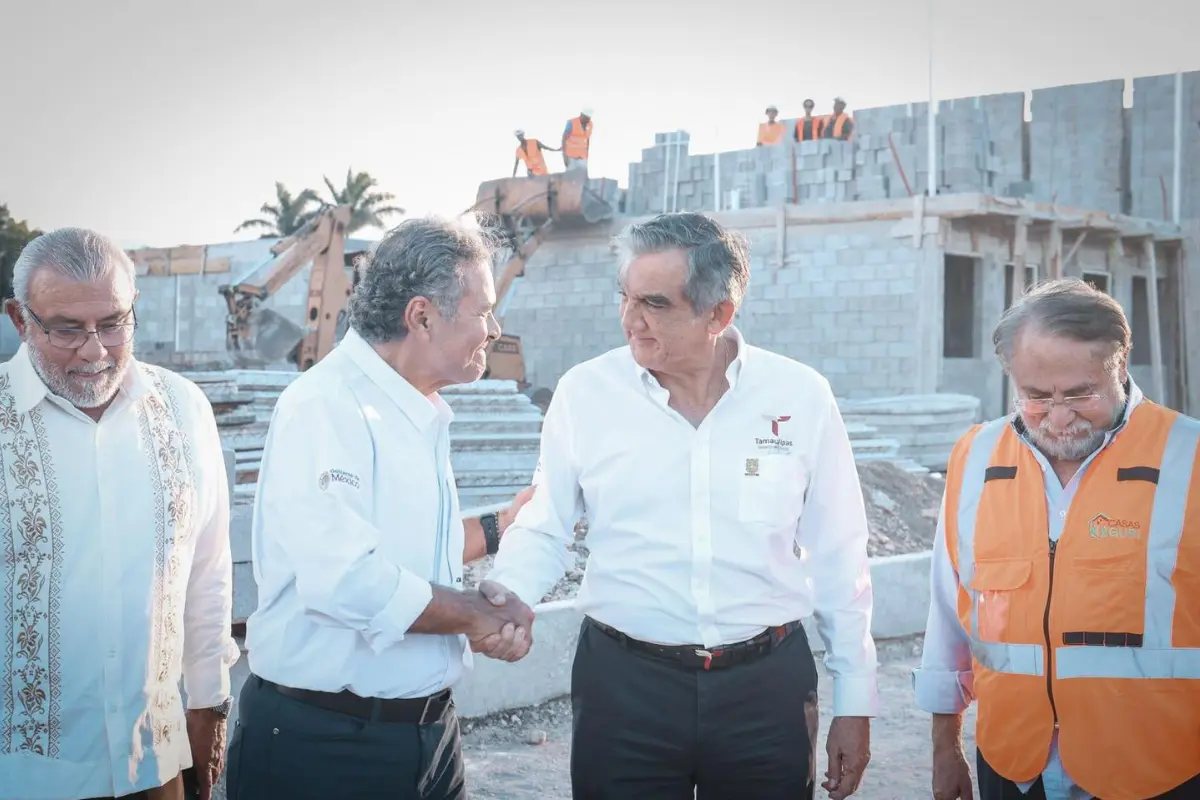 Tamaulipas liderea en la construcción de viviendas para el Bienestar en el país | Foto: gobierno de Tamaulipas