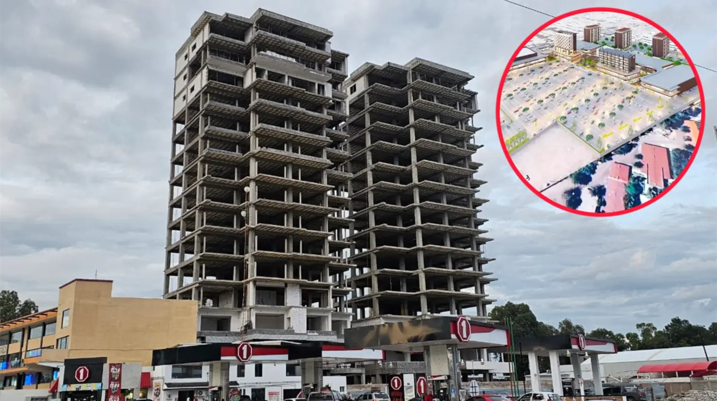 Foto: Luis Lozano/ Facebook/ Jahir López Cabral | Las Torres Gemelas de Durango tienen el rumor de que habrá un nuevo centro comercial en sus cercanías.