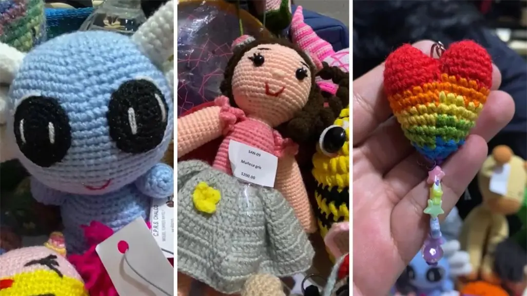 Muñecas, bordados y juguetes: los oficios que dan sustento a mujeres en penales del Edomex