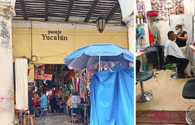 Pasaje Yucatán, el rincón de Mérida para cortarse el cabello desde 50 pesos