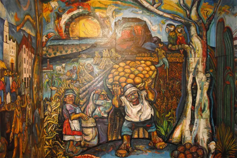 Obra más reconocida es el mural 