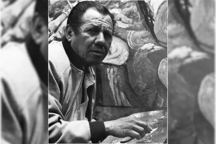 Pedro Banda Salazar, pintor y muralista, nació en Ciudad Victoria, Tamaulipas | Daniel Espinoza
