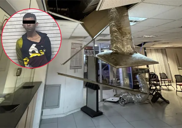 Hombre intenta robar banco en Saltillo al estilo Hollywood