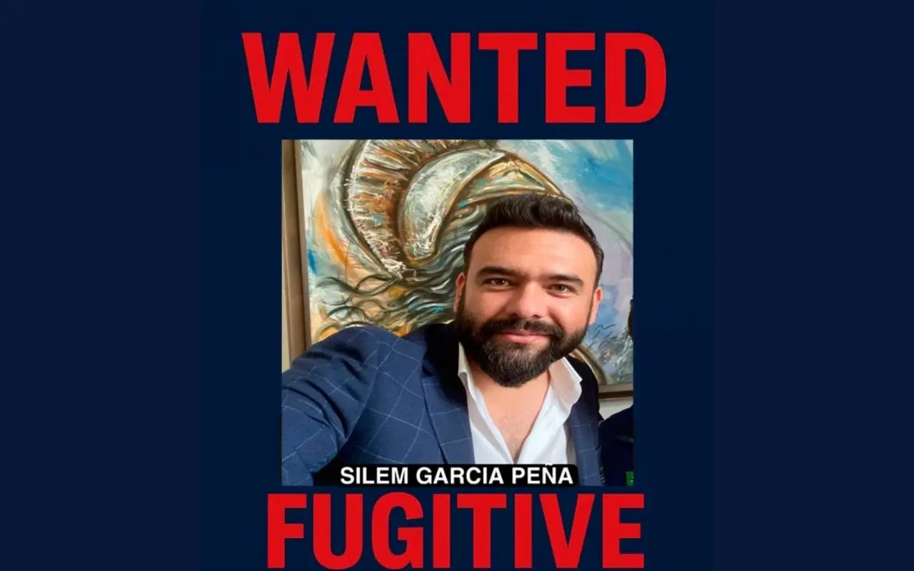 Ficha de búsqueda de Silem García Peña. Foto: Facebook (Departamento de Justicia de EU)