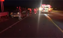 Choque en el libramiento norte de Durango deja a 2 hombres muertos y 1 más herido