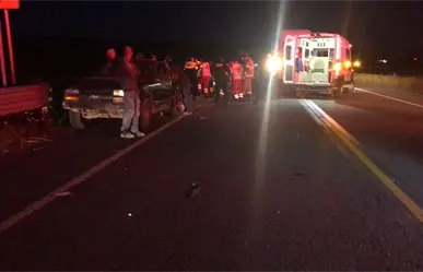 Choque en el libramiento norte de Durango deja a 2 hombres muertos y 1 más herido