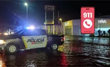 Noche de lluvias en Durango dejan fuertes encharcamientos este 25 de septiembre