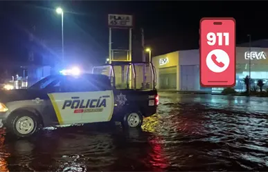 Noche de lluvias en Durango dejan fuertes encharcamientos este 25 de septiembre