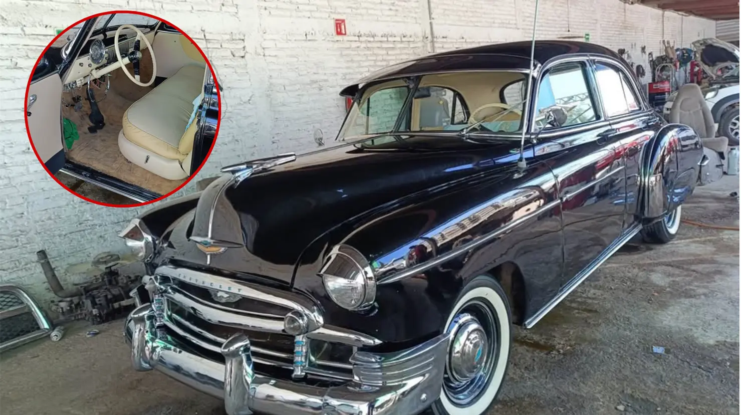 Este autoclásico se vende en Marketplace a 210 mil pesos. Fotos: Especial.
