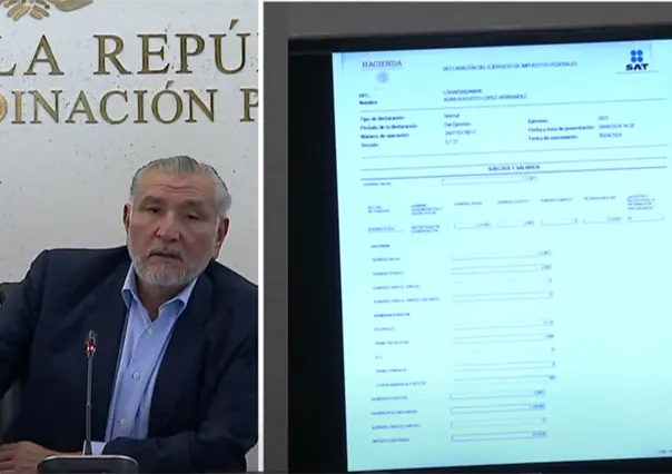 Adán Augusto muestra declaración anual: se defiende de acusaciones de malversación millonaria a empresa fantasma
