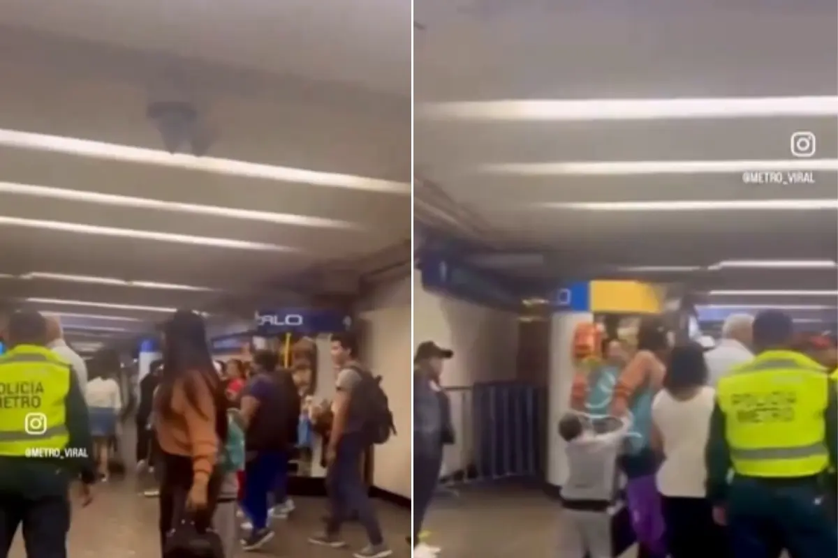 Agresión de mujer a policía bancaría de CDMX. Foto: Captura de pantalla | Canva