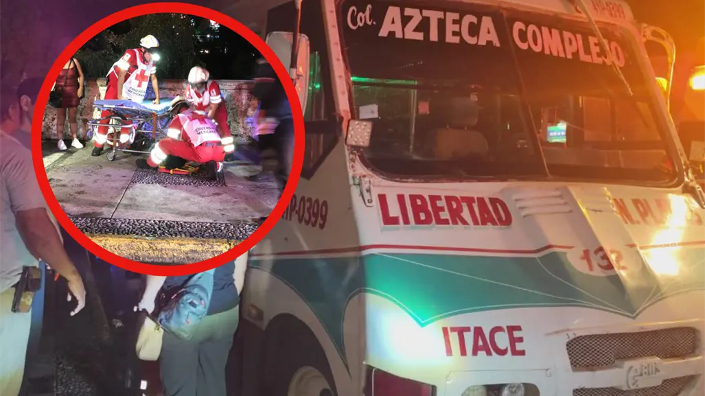 Conductora convulsiona y atropella a cinco en el bulevar Praxedis balboa en Ciudad Victoria