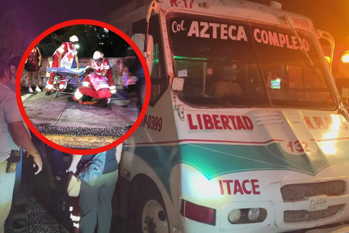 Conductora convulsiona y atropella a cinco en el bulevar Praxedis balboa en Ciudad Victoria
