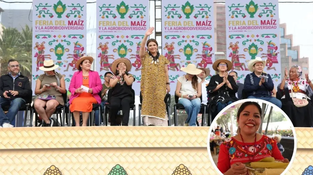 Clara Brugada inaugura la Feria del Maíz y la Agrobiodiversidad en CDMX