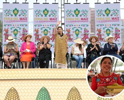 Clara Brugada inaugura la Feria del Maíz y la Agrobiodiversidad en CDMX