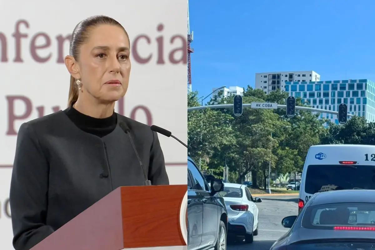 Claudia Sheinbaum/Semáforos tras apagón Foto: Gobierno de México