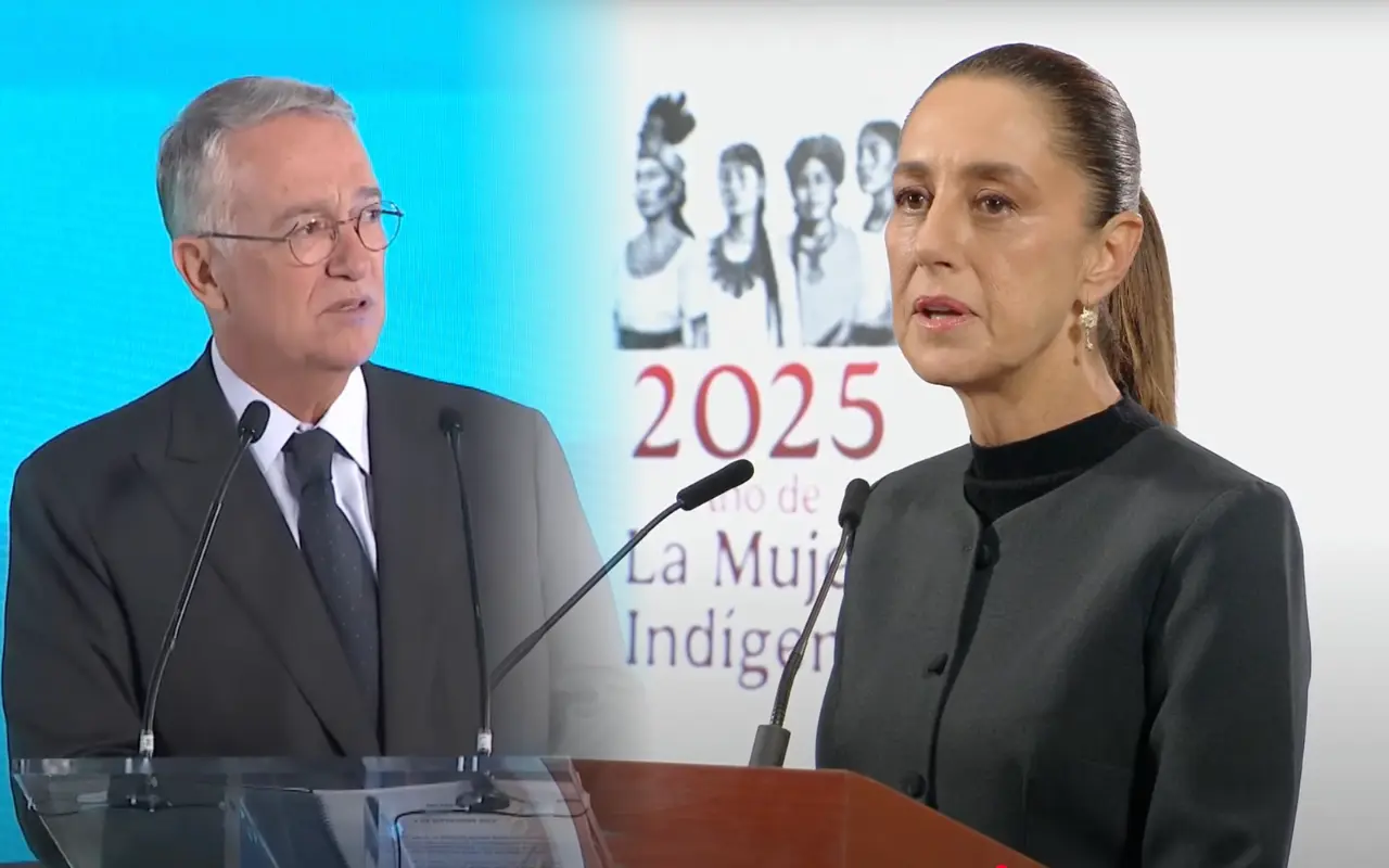 Claudia Sheinbaum y Ricardo Salinas Pliego. Captura de pantalla: YouTube (Claudia Sheinbaum/Don Ricardo Salinas Pliego)