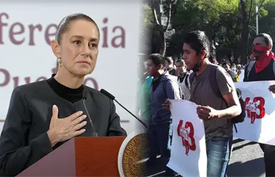 Claudia Sheinbaum se dice comprometida con justicia y rechaza provocaciones violentas a 11 años de Ayotzinapa