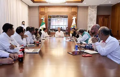 Américo Villarreal supervisa avances de planta de combustible limpio en Tamaulipas