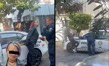 Detienen a mujer que agredió y pateó a policía en Benito Juárez; busca denuncia formal