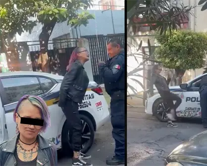 Detienen a mujer que agredió y pateó a policía en Benito Juárez; busca denuncia formal