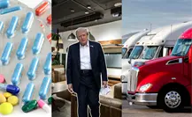 Donald Trump anuncia aranceles para productos farmacéuticos, camiones y muebles