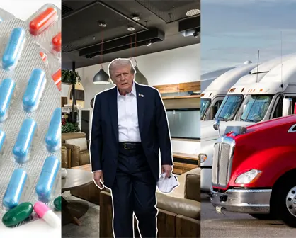 Donald Trump anuncia aranceles para productos farmacéuticos, camiones y muebles