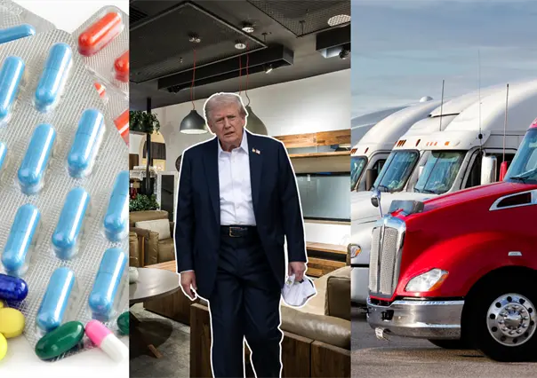 Donald Trump anuncia aranceles para productos farmacéuticos, camiones y muebles