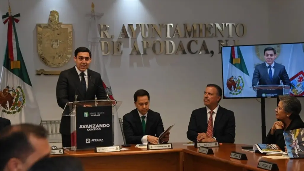 Alcalde de Apodaca presenta su Primer Informe de Gobierno destacando avances en infraestructura y seguridad