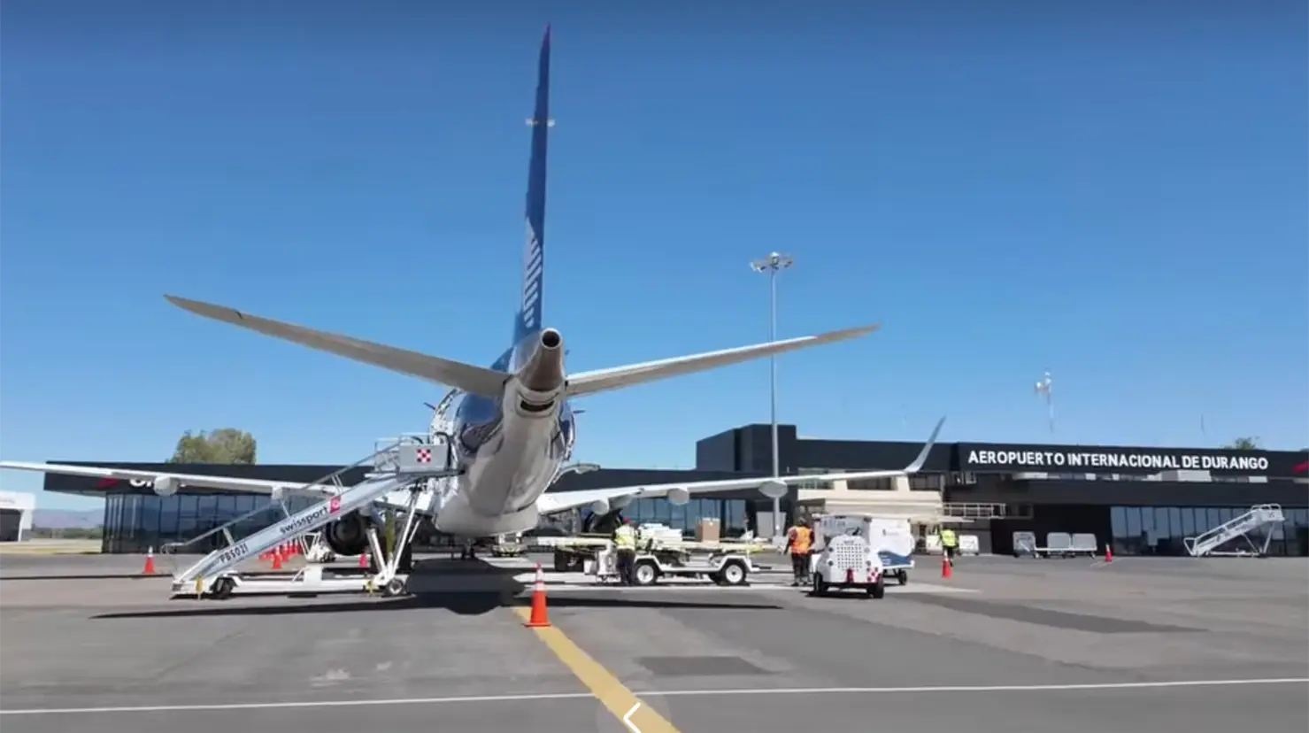 Foto: Facebook/ Gobierno del Estado de Durango | Este fue el tiempo que tardo el aeropuerto de Durango en ser remodelado.