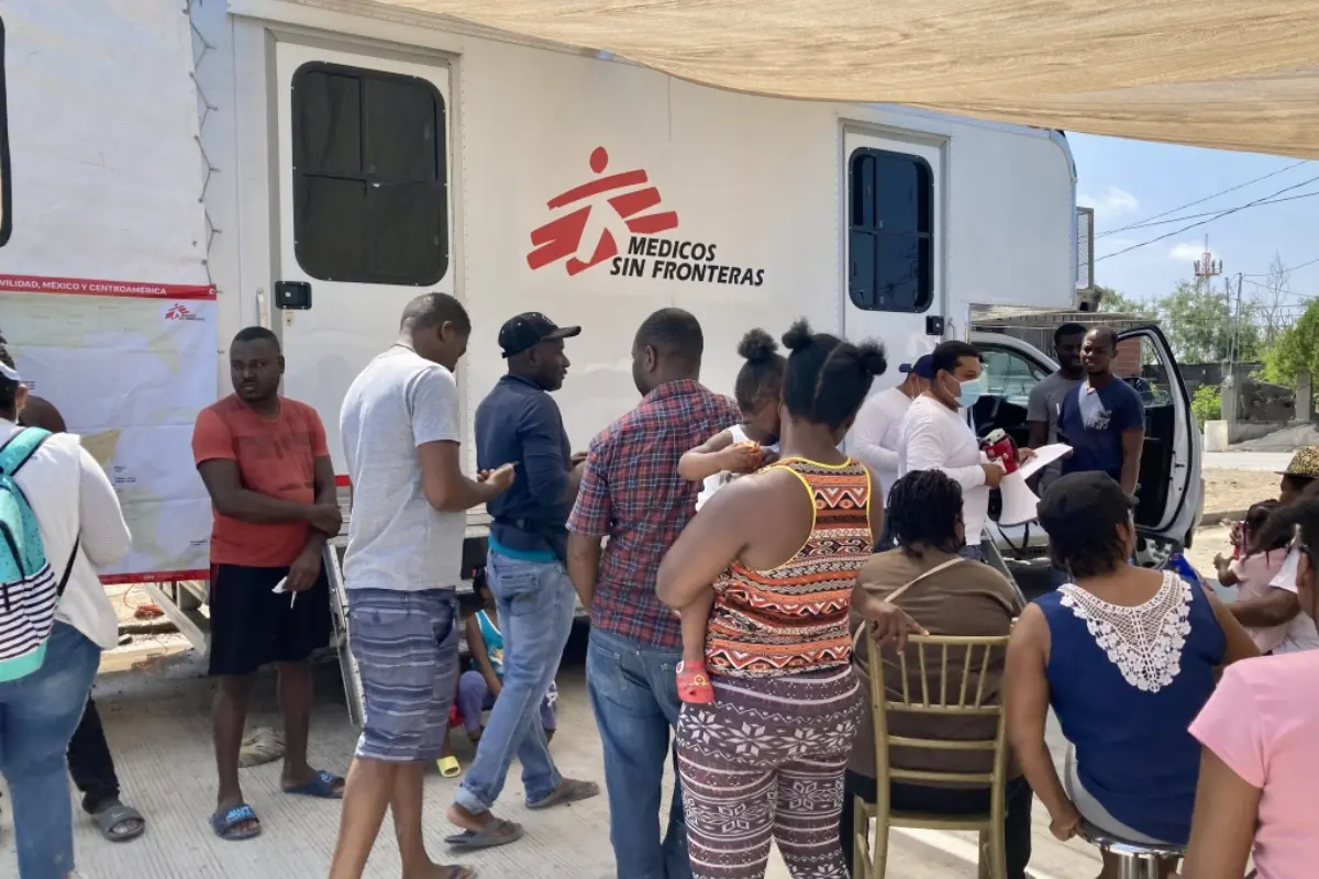 Durante 8 años, la organización Médicos Sin Fronteras mantuvo presencia en el norte de Tamaulipas atendiendo a la población migrante. Foto: MSF