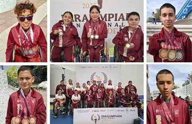 Con 16 medallas regresa Tamaulipas de la Paralimpiada Nacional 2025