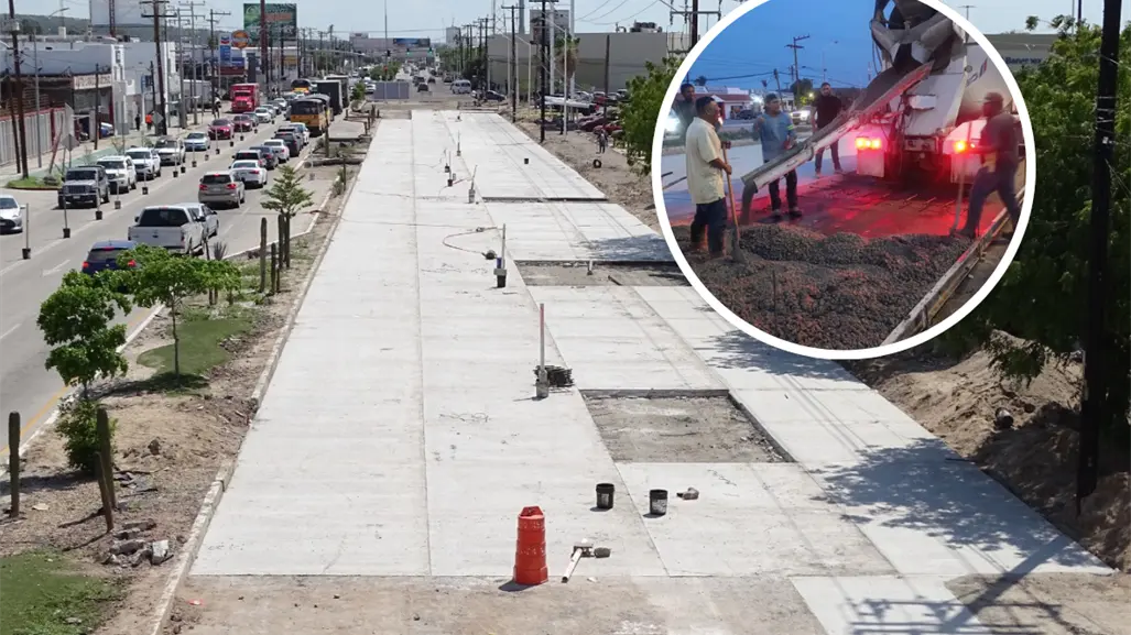 Así avanza la pavimentación del bulevar Forjadores en La Paz: 70% de la obra concluida