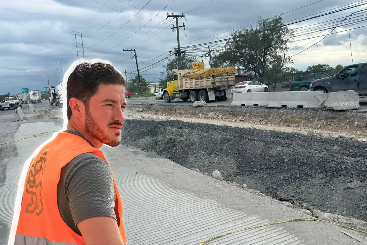 Samuel García aseguró que está obra servirá para desfogar el “cuello de botella” que se generaba en la zona/Foto: Jorge López