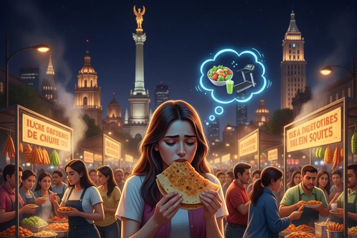 Sedentarismo en la CDMX. Foto: IA